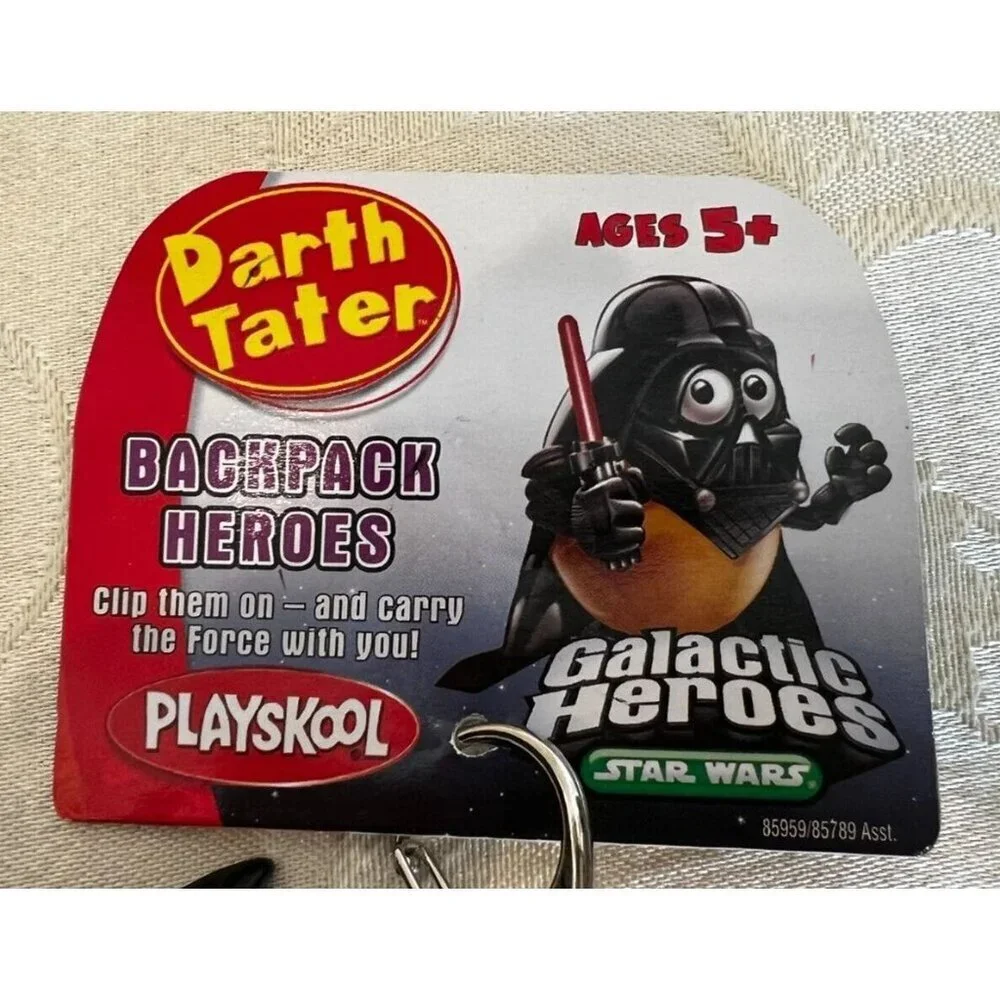 Star Wars Darth Tater Vader Playskool Galactic Heroes Backpack Keychain